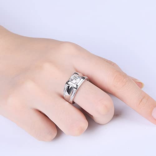 1ct Solitaire Wide Band Style Ring
