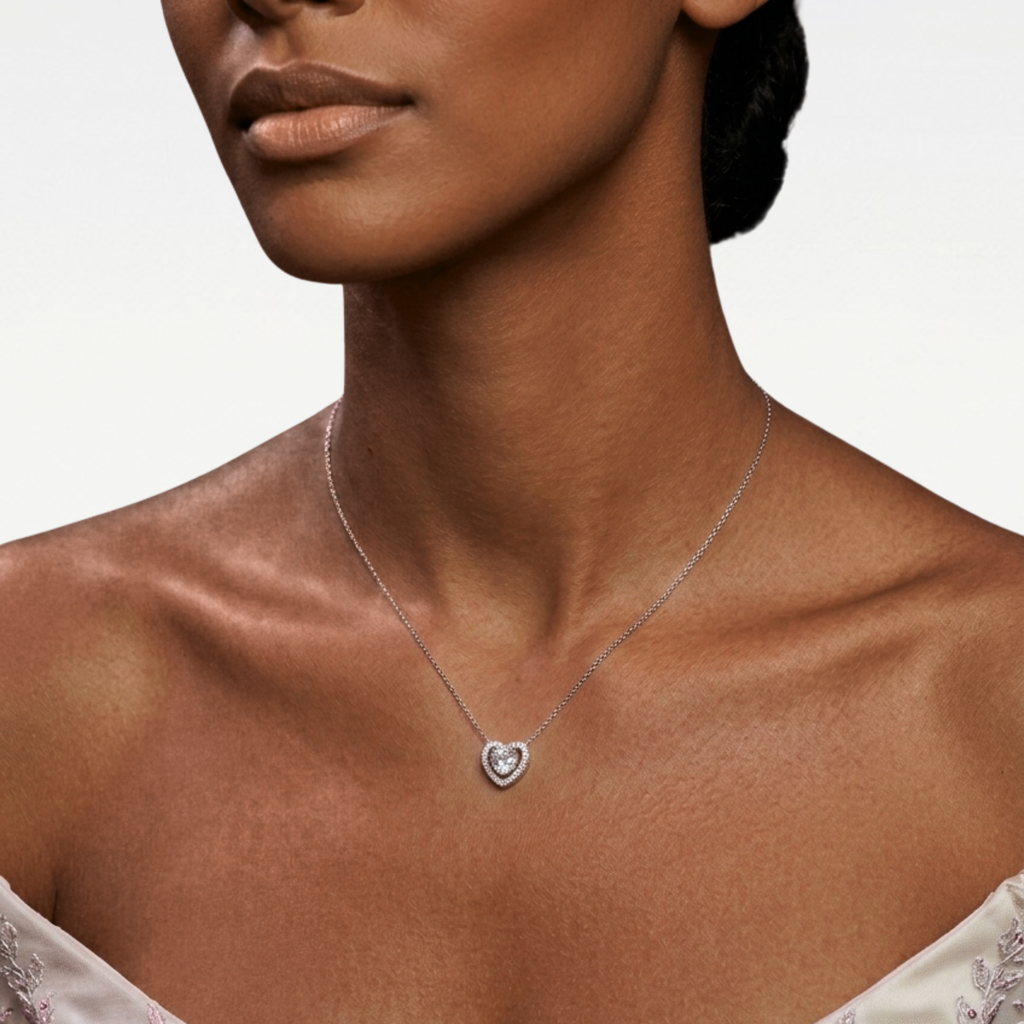 Halo Heart Pendant