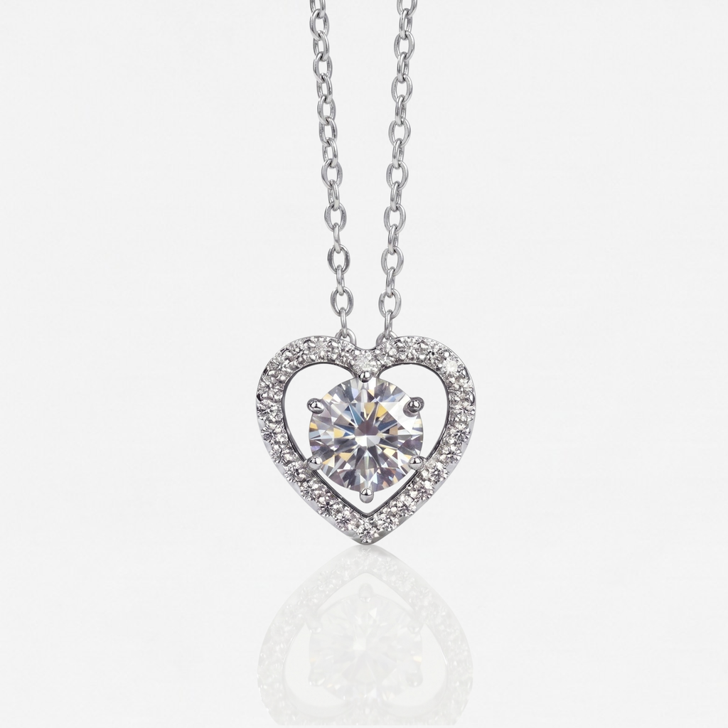 Halo Heart Pendant