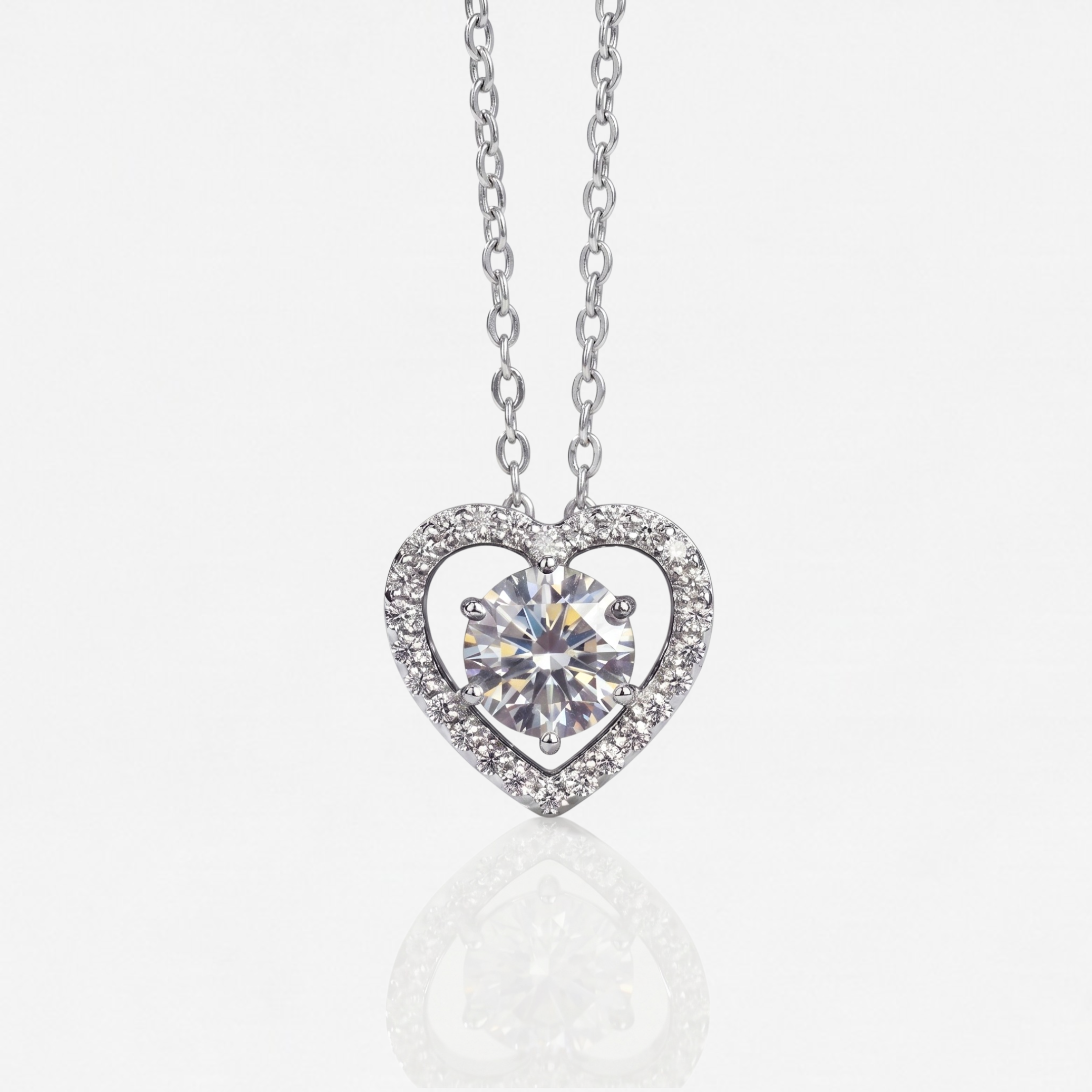 Halo Heart Pendant