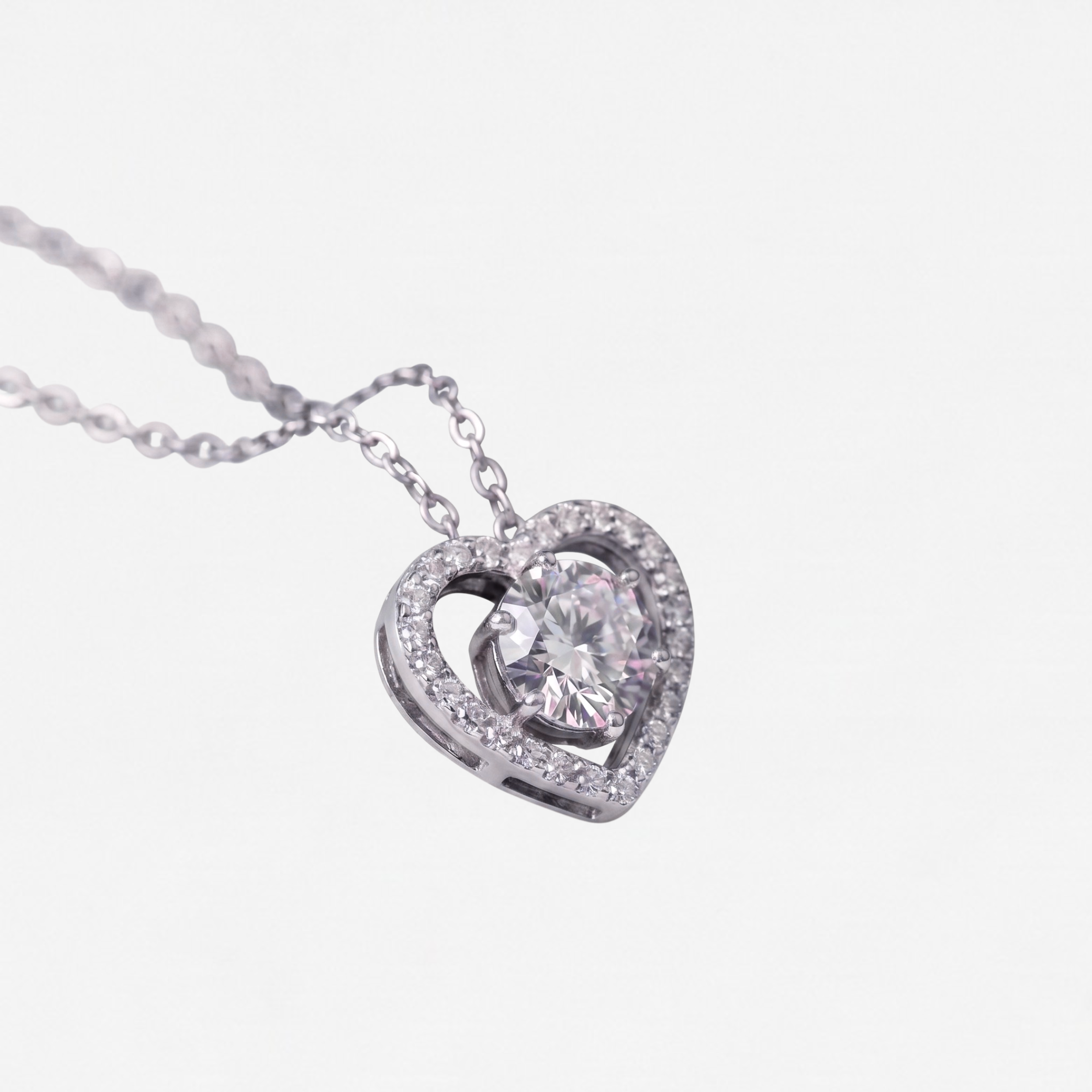 Halo Heart Pendant