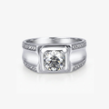 1ct Solitaire Wide Band Style Ring