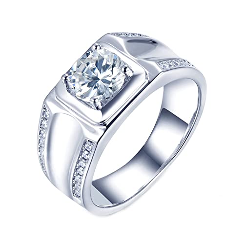 1ct Solitaire Wide Band Style Ring