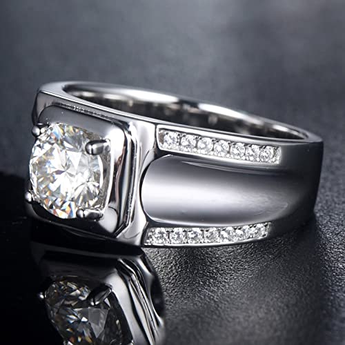 1ct Solitaire Wide Band Style Ring