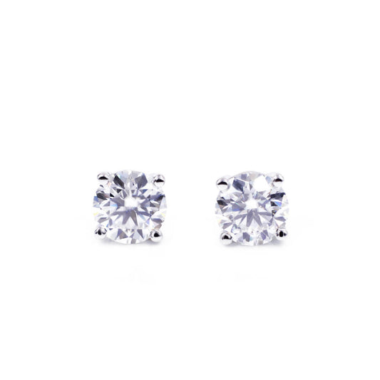 Moissanite Stud Earrings 1CT or 2CT